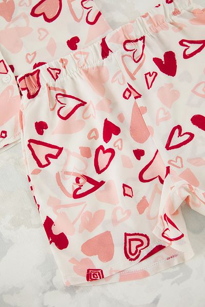 TRENDYOLKIDS Wielokolorowy Mini Zestaw Piżamowy dla Matki i Córki TKDSS25PT00033