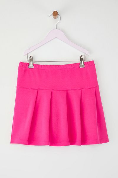 TRENDYOLKIDS Fuchsiafarbener, gerader Mini-Strickrock TKDSS25ET00000