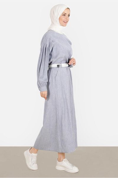 Alvina 42686 Model Linen Look Set de fuste duble