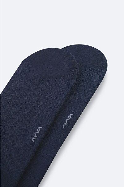 Avva Erkek Lacivert Pamuklu Sneaker Çorap A51Y8505