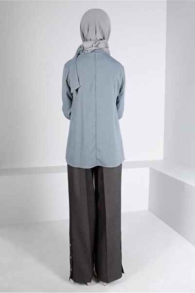 Alvina BAĞLAMA DETAYLI KREP BLUZ 43381