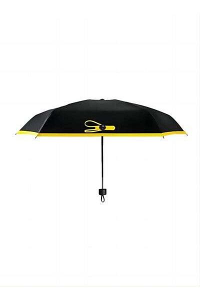 HALAMODO Folding Umbrella, Pocket Umbrellas, 5 Ribs Windproof Folding Travel Umbrella, Portable Lightweight C