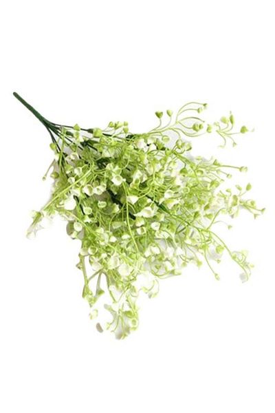 Generic Artificial Fake Flower Plant Green/White 36centimeter