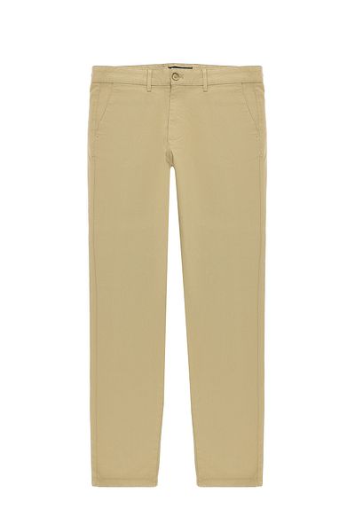 Abdullah Kiğılı Patterned Lycra Regular Fit Canvas Trousers