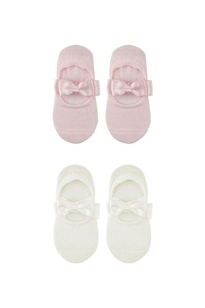 Bross Baby 2-Piece Ballerina Socks with Bow Accessories