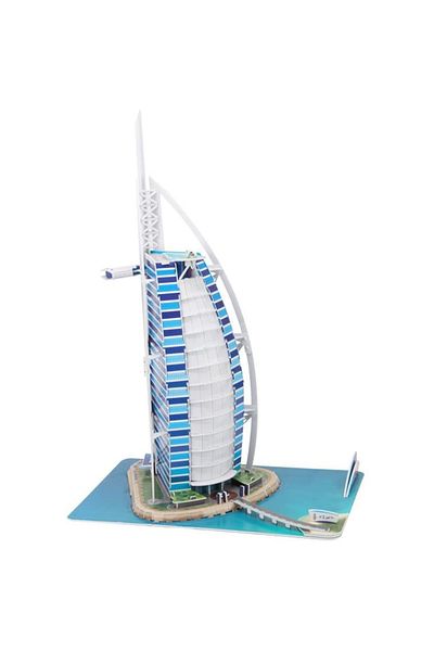 Cubic Fun Distracție cubică - Puzzle 3D Burj Al Arab (Nivel Complex 101 Piese)