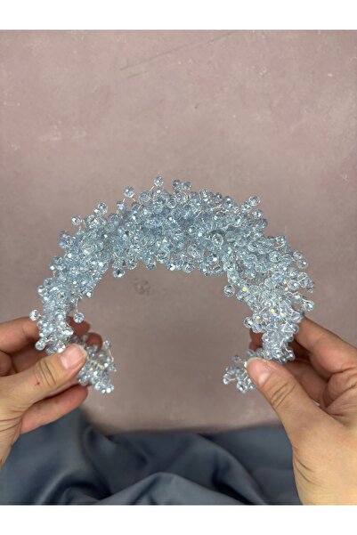 Hayalperest boncuk Polluxx Beaded Bridal Henna Crown Hair and Turban Accessory