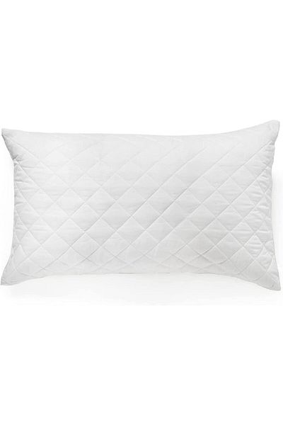 Comfy Quilted Sumo Pillow - White