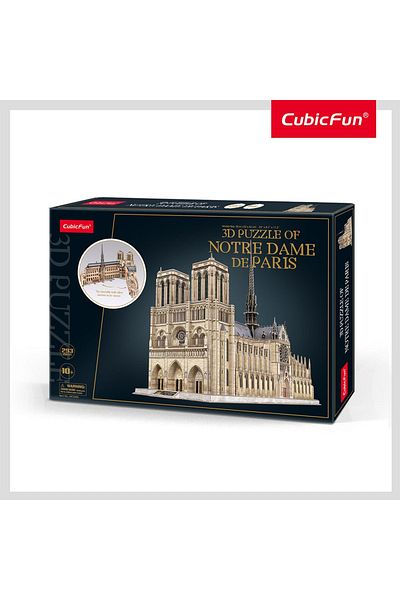 Cubic Fun Cubic Fun - Puzzle 3D Notre Dame (Nivel Complex 293 Piese)