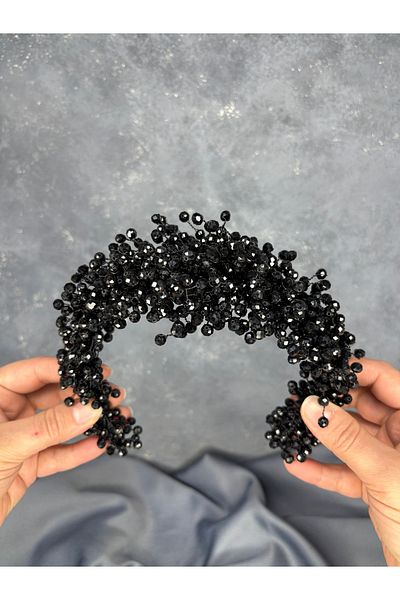 Hayalperest boncuk Polluxx Beaded Bridal Henna Crown Hair and Turban Accessory