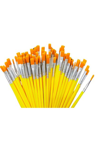 Anoffel (5Pcs) Synthetic Painting Brush - Oil, Acrylic and Watercolor Brush