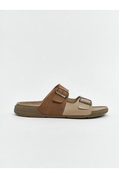 LC Waikiki Suede Look Men's Slippers