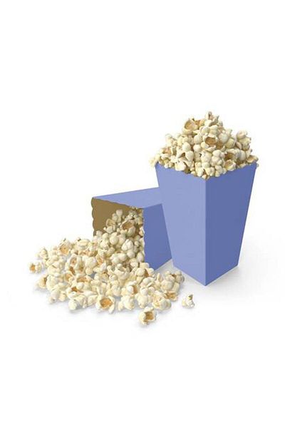 Parti Adresi Macaron Lilac Popcorn Box Popcorn Box 8 Pieces
