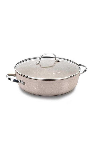 KORKMAZ Granita 28 cm Short Pot A1264