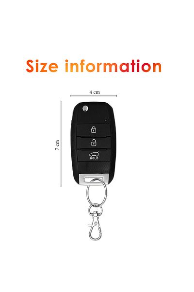 3XR Car Keyless Entry System Remote Lock/Unlock, Trunk Release, Window Closer, Universal Fit Light Flash