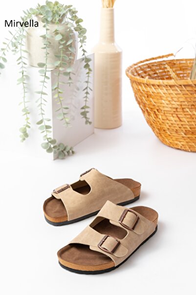 mirvella unisex παντόφλες με διπλή πόρπη άνετο σπίτι & παντόφλες