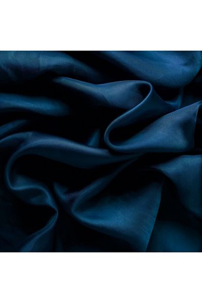Kotonia Home Hotel Bed Sheet - 220x240 Cm, 100% Cotton, Deluxe Satin Damask, Navy Blue