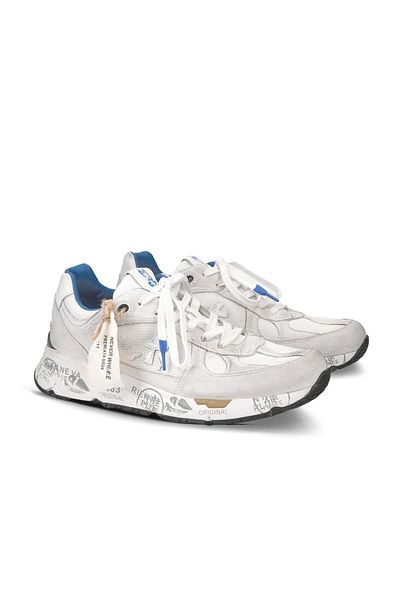 Premiata 6621 White Walking Shoes (White)