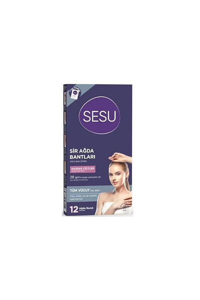 Sesu Waxing Tape - 12 Pack Sensitive and Skin Connection