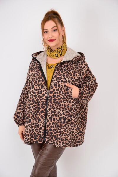 Park Moda AN10560 LEOPAR DESEN YAĞMURLUK