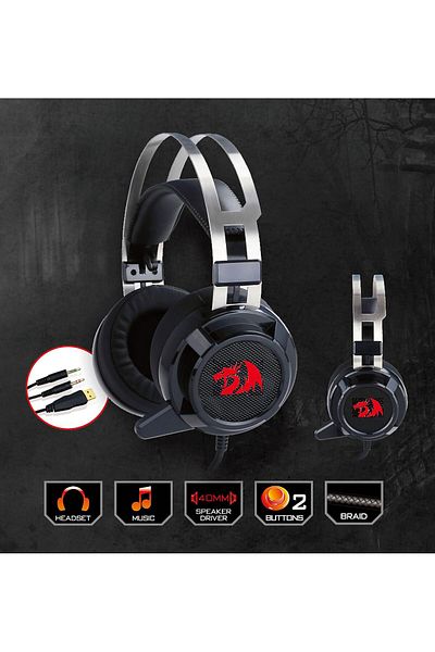 REDRAGON Redragon H301 Siren2 Wired Gaming Headset (7.1 Surround Sound)