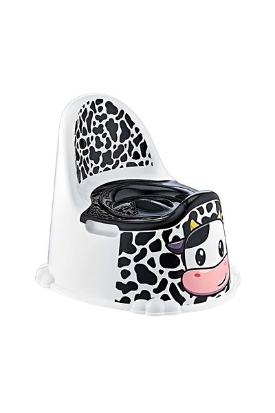 Generic Plastic baby potty with backrest and cover
