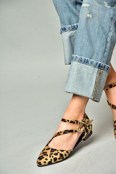 Fox Shoes Leopardie dámske baleríny D 726016902