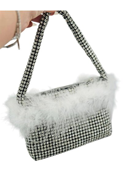 MyladyAccessoriess Τσάντα Byyeşo με Πλήρη Πέτρινη Διακόσμηση και Λεπτομέρειες...