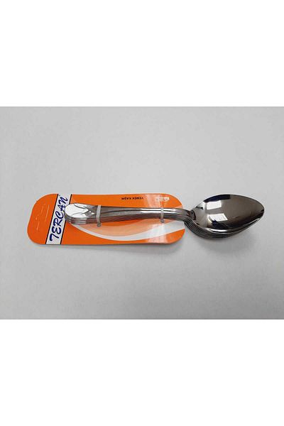 Tercan çelik Tulip Tablespoon 6 Pieces Quality Long Lasting Tablespoon