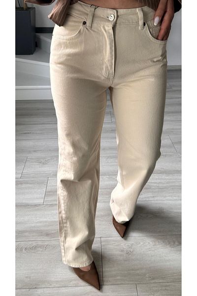 Oslove Bone Straight Jeans