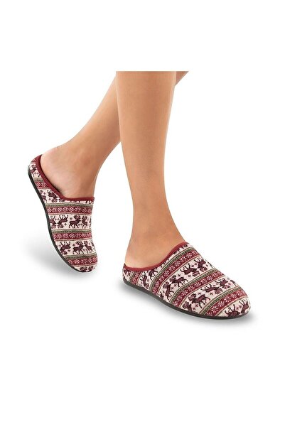 Muya A1083943 Жіночі бордові анатомічні домашні капці