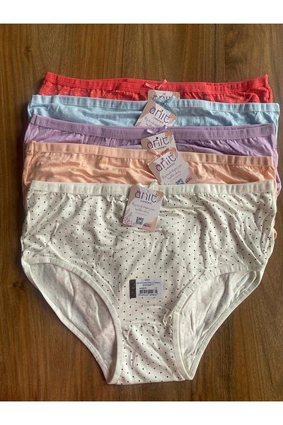 Anıt Πουά Lycra Ψηλόμεση Μπάτο Σλιπ 5 Συσκευασία