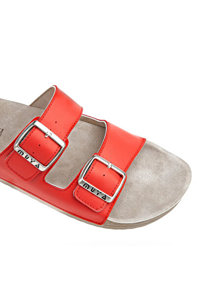 Muya A4519216 Новий сезон 2025 Жіночі шкіряні капці на щодень