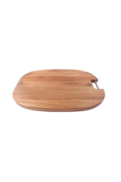 Billi Natural Thai Wood Oval Cutting and Serving Board,capacity. 8 inches