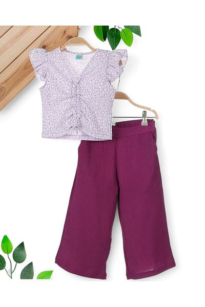 Ege Bebek 6-7-8-9-10 Years Old Children's Summer Suit Sharkskin Style