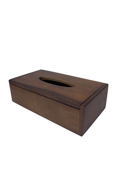 Billi Natural Thai Wood Tissue Box