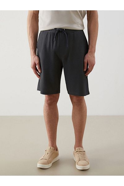 LC Waikiki Νέα σεζόν Standard Fit Ανδρικό Σορτς με λεπτομέρεια περιτύλιξης μέσης - S5L252Z8