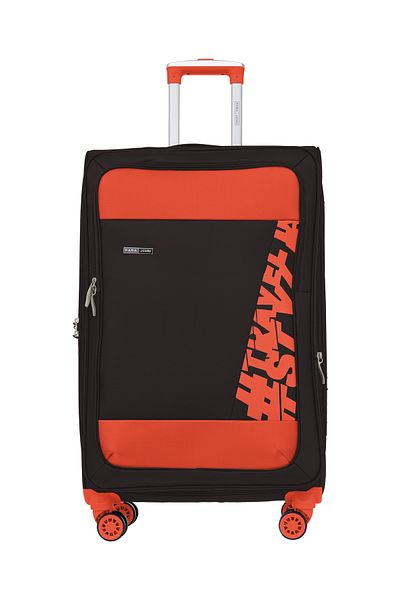 PARAJOHN Hyper Trek 3 Pieces Set 8 Wheels Soft Luggage - Orange