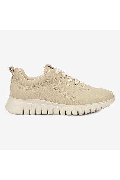 Greyder Women's Ecru Genuine Leather Sports Shoes 4K2Sa33940