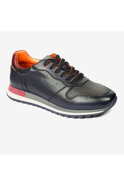 Greyder Pantofi pentru bărbați, albastru bleumarin, din piele naturală 4k1ua16452