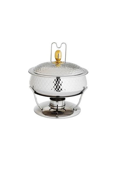 Maxima Maxima 6L Indian Engraved Gold and Steel Food Warmer