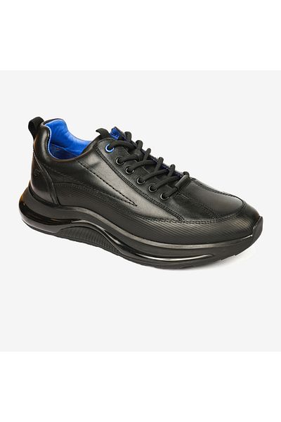 Greyder Pantofi sport pentru bărbați, negru, albastru, din piele naturală 4k1sa16491