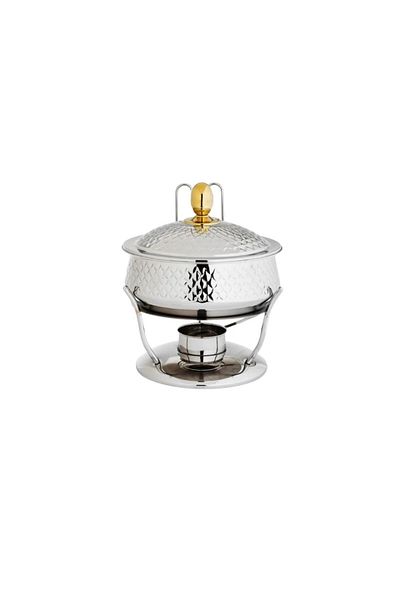 Maxima Maxima 4L Indian Engraved Gold and Steel Food Warmer