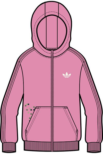 adidas Hanorac Gfx Fz Hanorac roz Jz9933