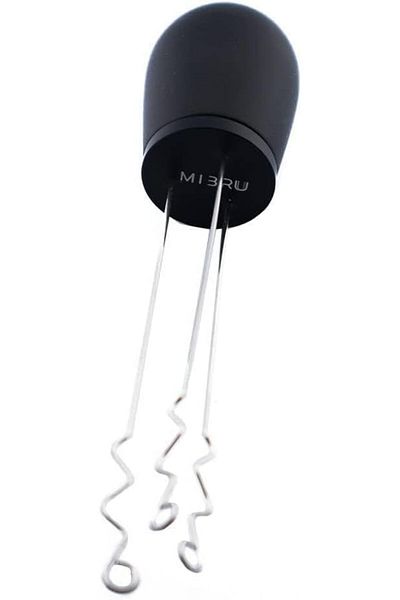 MIBRU Coffee wooden needle distributor zigzag black