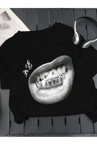Jose Clothing Μπλουζάκι με κοντό μανίκι με στάμπα
