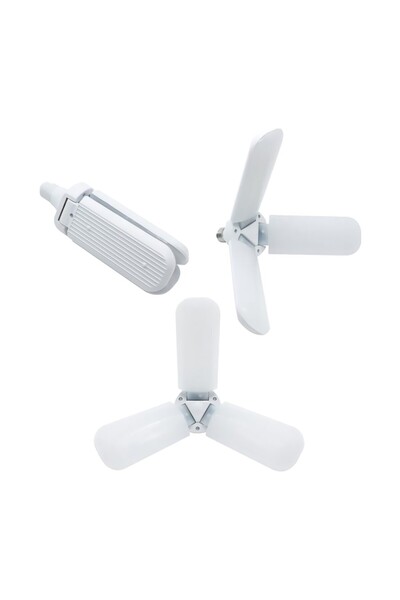 Cata 42 W 3 Kollu Katlanır Pervane Led Ampul - Beyaz Işık (6500K) - E27 - CT-1152B