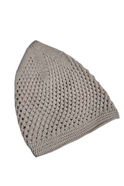 MyReal El Örgü Motifli Namaz Takkesi Kaliteli Pamuklu