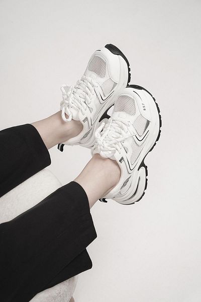 KRISTE BELL Original Kriste Bell Material Special Series Women's Sports Shoes White-Black