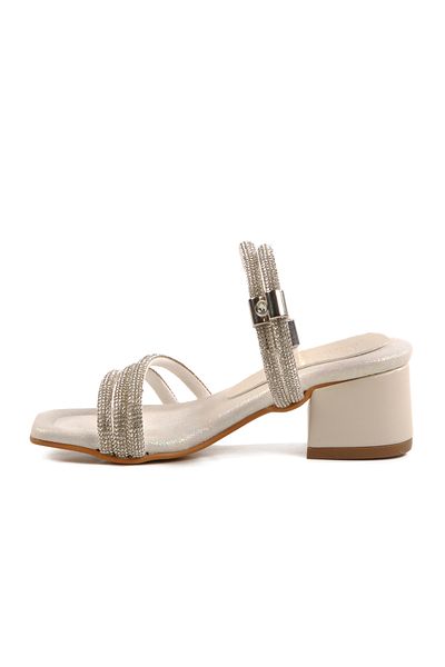 AYAKMOD Sandale pentru fete Mother of Pearl Stone 016 P